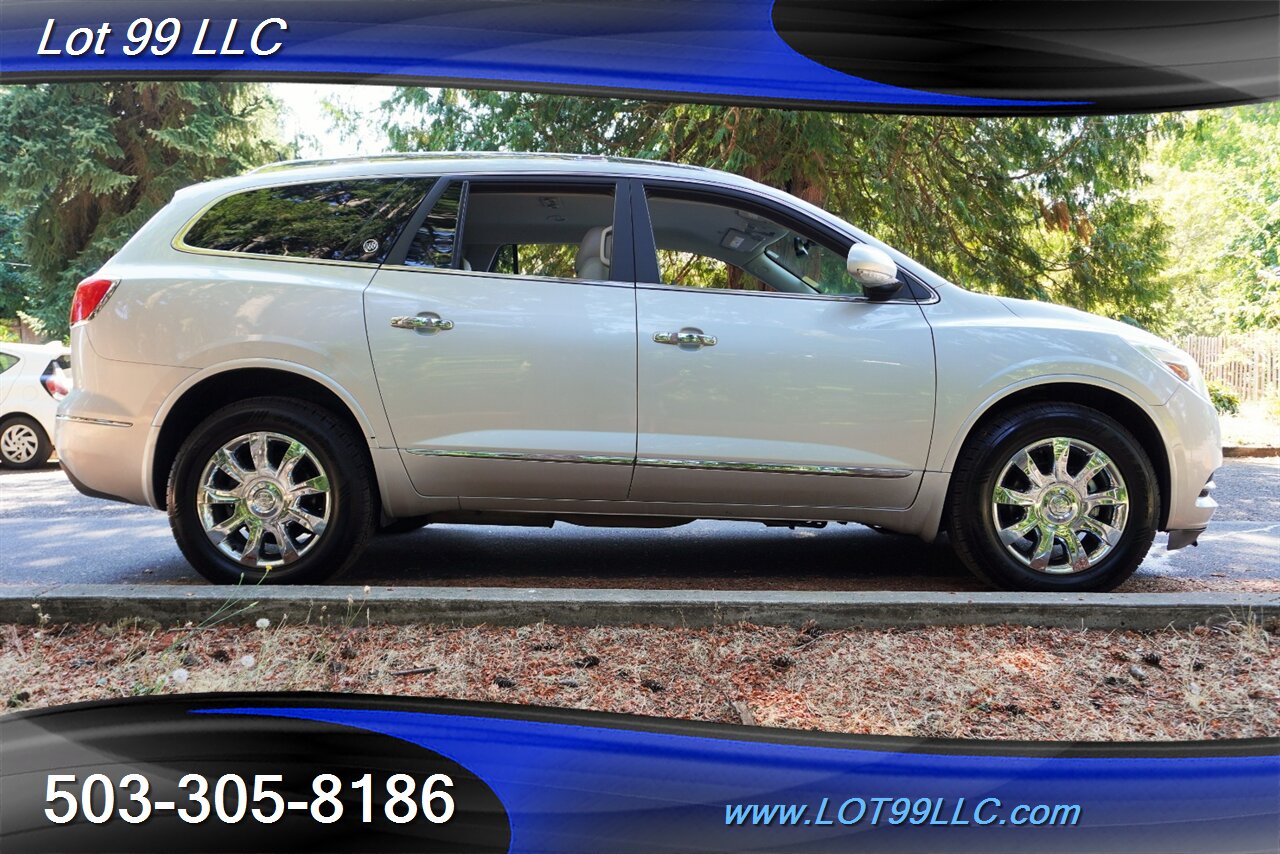 2017 Buick Enclave Premium AWD 118k V6 3.5L Auto GPS HEATED Leather  Seats 3 ROW Chrome Wheels Newer Tires 1 OWNER - Photo 8 - Milwaukie, OR 97267