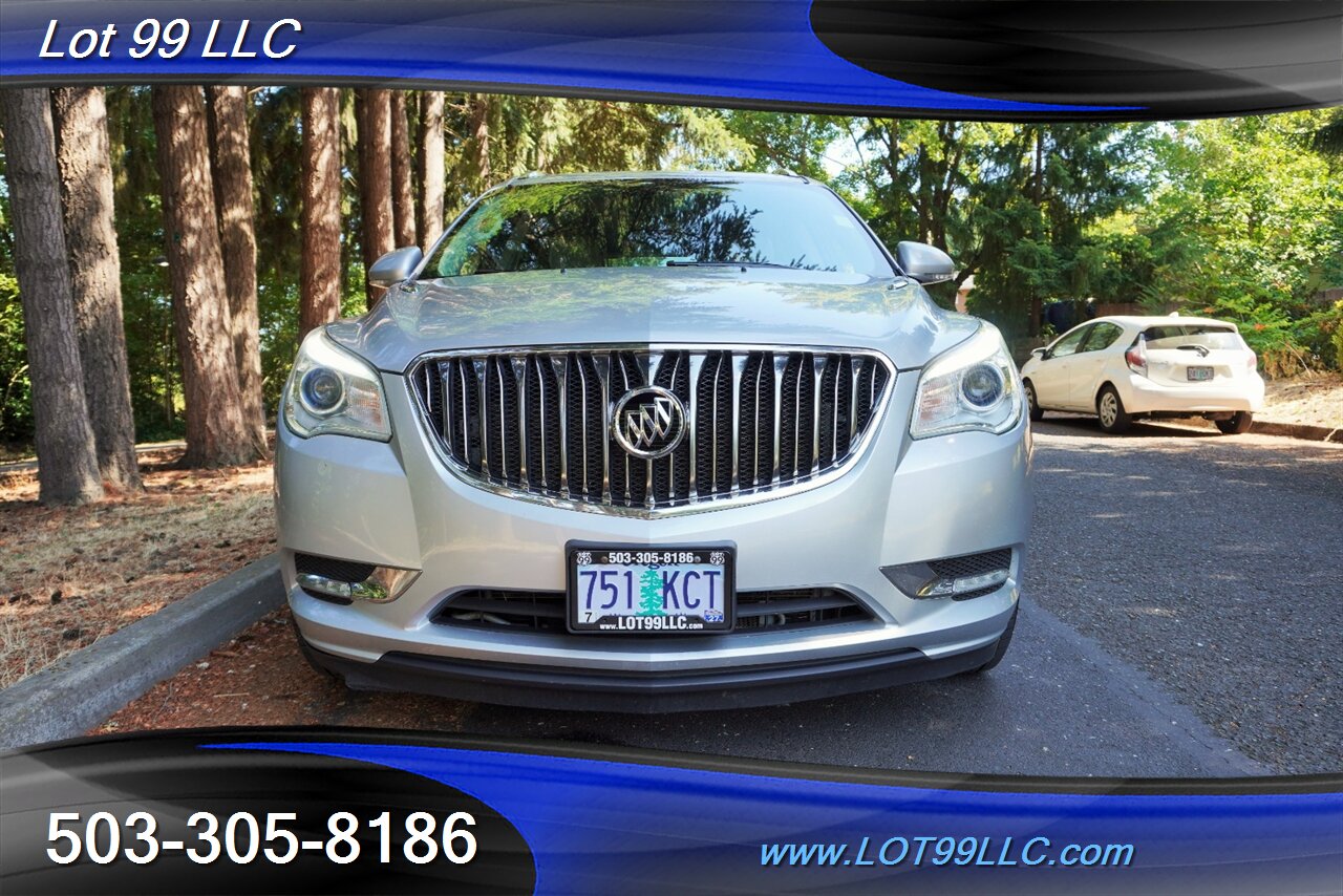 2017 Buick Enclave Premium AWD 118k V6 3.5L Auto GPS HEATED Leather  Seats 3 ROW Chrome Wheels Newer Tires 1 OWNER - Photo 6 - Milwaukie, OR 97267