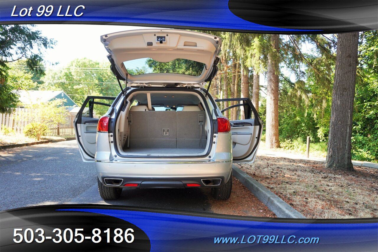 2017 Buick Enclave Premium AWD 118k V6 3.5L Auto GPS HEATED Leather  Seats 3 ROW Chrome Wheels Newer Tires 1 OWNER - Photo 31 - Milwaukie, OR 97267