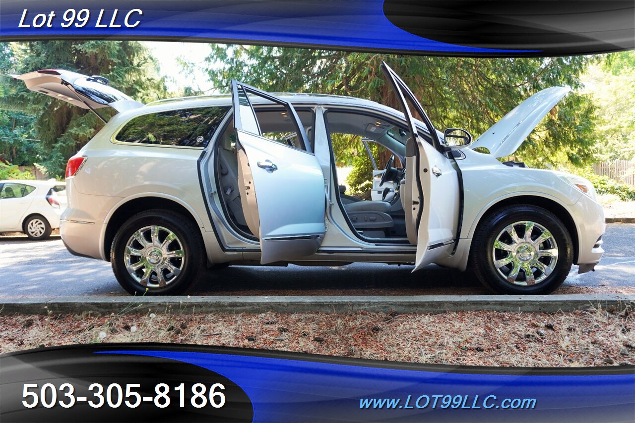 2017 Buick Enclave Premium AWD 118k V6 3.5L Auto GPS HEATED Leather  Seats 3 ROW Chrome Wheels Newer Tires 1 OWNER - Photo 30 - Milwaukie, OR 97267