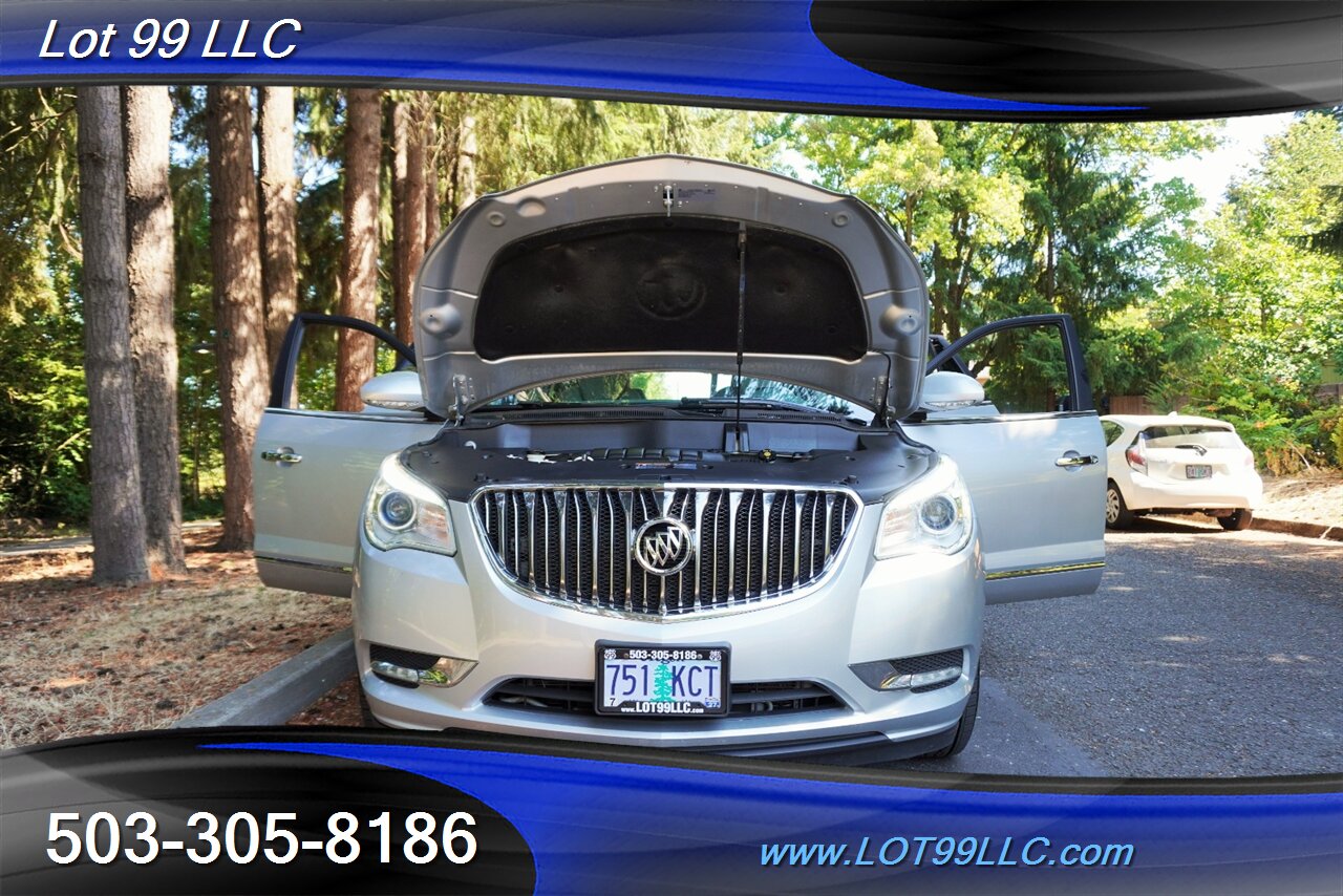 2017 Buick Enclave Premium AWD 118k V6 3.5L Auto GPS HEATED Leather  Seats 3 ROW Chrome Wheels Newer Tires 1 OWNER - Photo 29 - Milwaukie, OR 97267