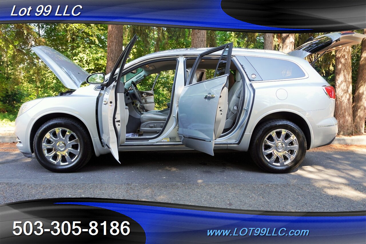 2017 Buick Enclave Premium AWD 118k V6 3.5L Auto GPS HEATED Leather  Seats 3 ROW Chrome Wheels Newer Tires 1 OWNER - Photo 28 - Milwaukie, OR 97267