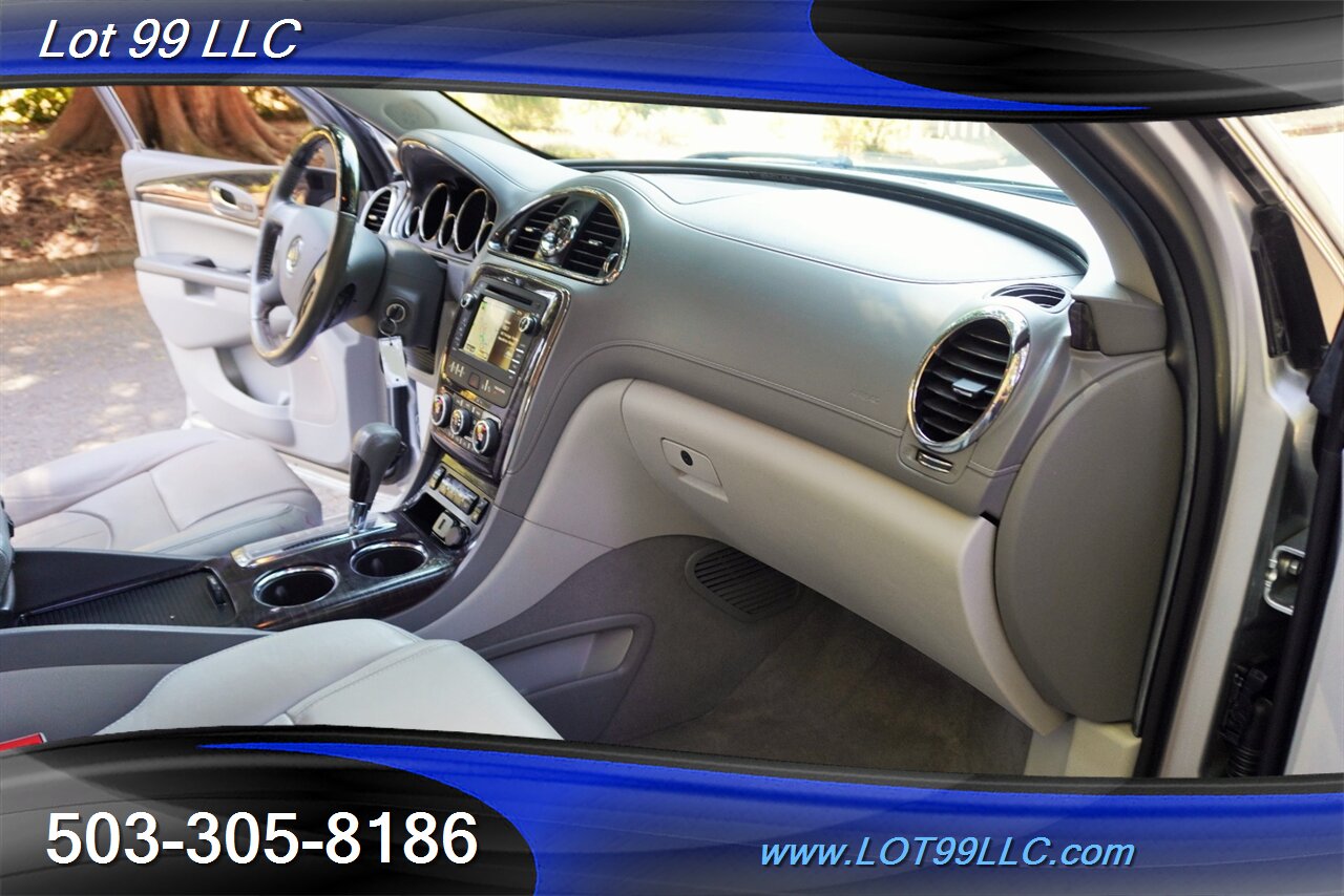 2017 Buick Enclave Premium AWD 118k V6 3.5L Auto GPS HEATED Leather  Seats 3 ROW Chrome Wheels Newer Tires 1 OWNER - Photo 20 - Milwaukie, OR 97267