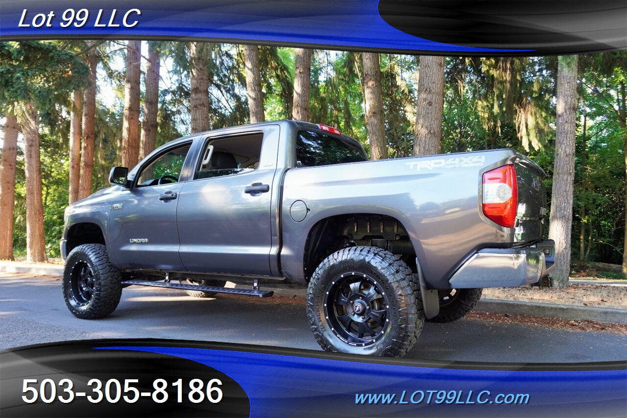 2016 Toyota Tundra SR5 4X4 Crew Max V8 5.7L Auto Short Bed LIFTED LIFTED Black 20 Wheels Newer OFF ROAD TIRES - Photo 10 - Milwaukie, OR 97267