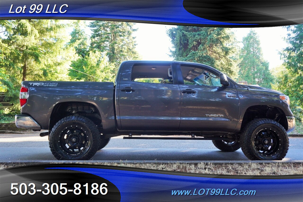 2016 Toyota Tundra SR5 4X4 Crew Max V8 5.7L Auto Short Bed LIFTED LIFTED Black 20 Wheels Newer OFF ROAD TIRES - Photo 7 - Milwaukie, OR 97267