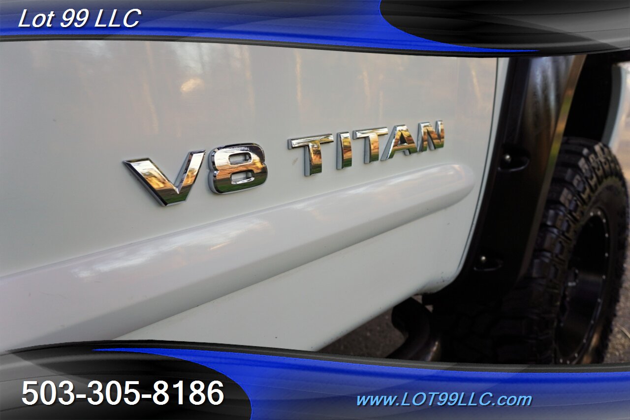 2008 Nissan Titan XE 4X4 Crew Cab V8 5.6L Auto Lifted Black Wheels  NEW TIRES FABTECH LIFT KIT Tinted Windows Short Bed - Photo 35 - Milwaukie, OR 97267