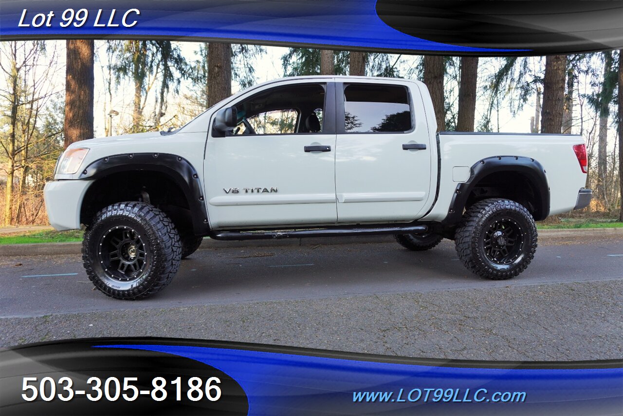 2008 Nissan Titan XE 4X4 Crew Cab V8 5.6L Auto Lifted Black Wheels  NEW TIRES FABTECH LIFT KIT Tinted Windows Short Bed - Photo 5 - Milwaukie, OR 97267