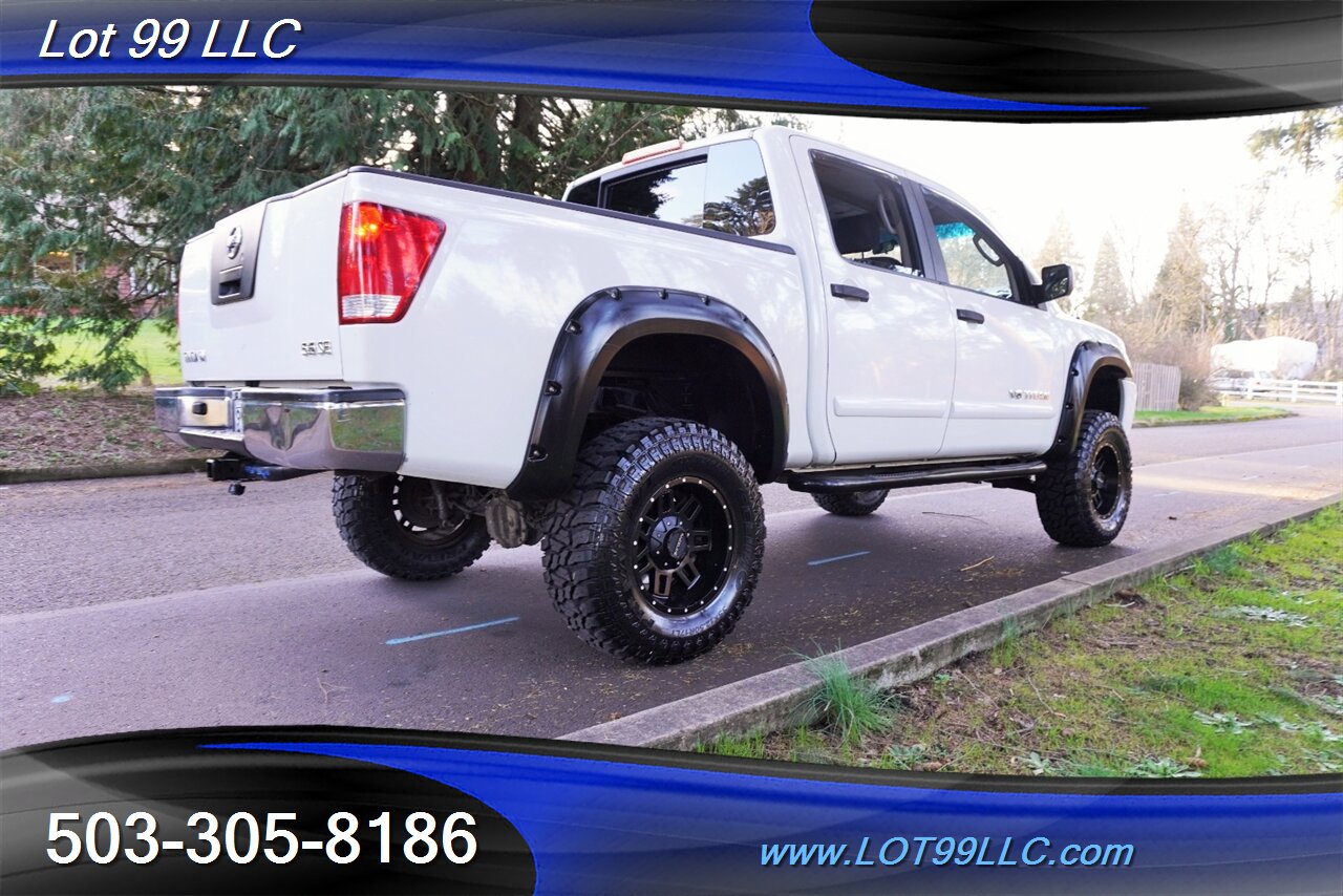 2008 Nissan Titan XE 4X4 Crew Cab V8 5.6L Auto Lifted Black Wheels  NEW TIRES FABTECH LIFT KIT Tinted Windows Short Bed - Photo 9 - Milwaukie, OR 97267