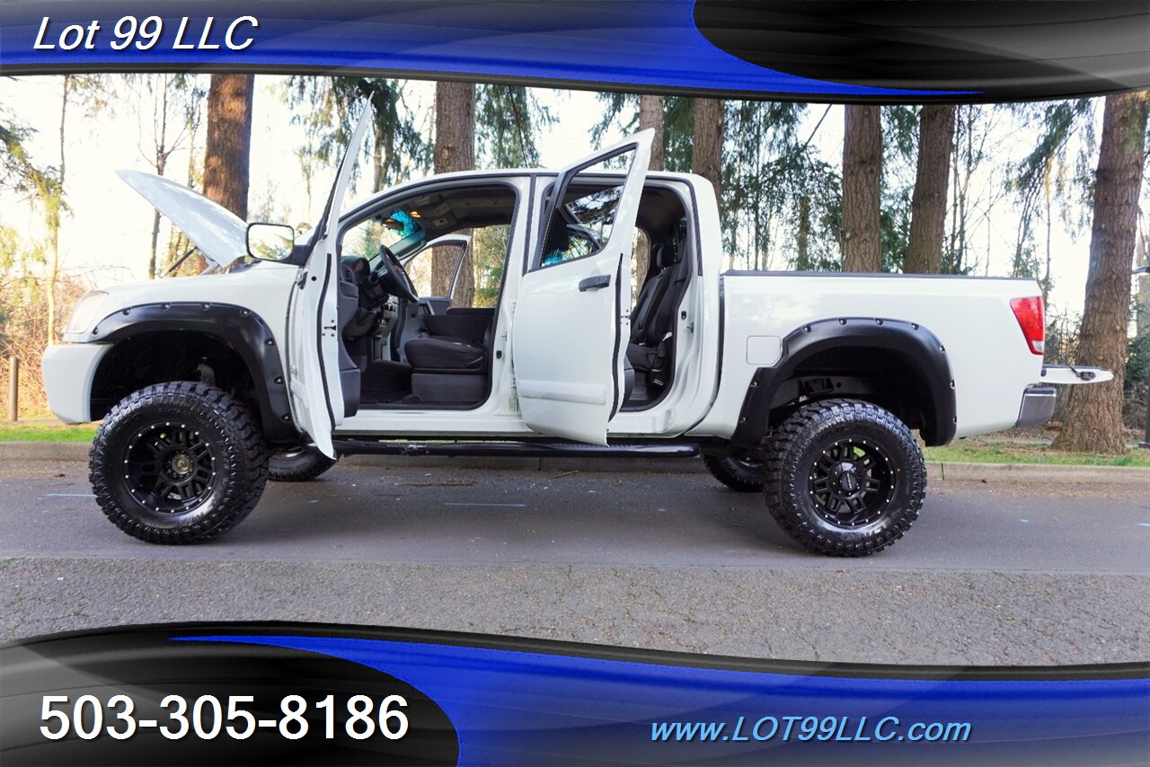 2008 Nissan Titan XE 4X4 Crew Cab V8 5.6L Auto Lifted Black Wheels  NEW TIRES FABTECH LIFT KIT Tinted Windows Short Bed - Photo 26 - Milwaukie, OR 97267