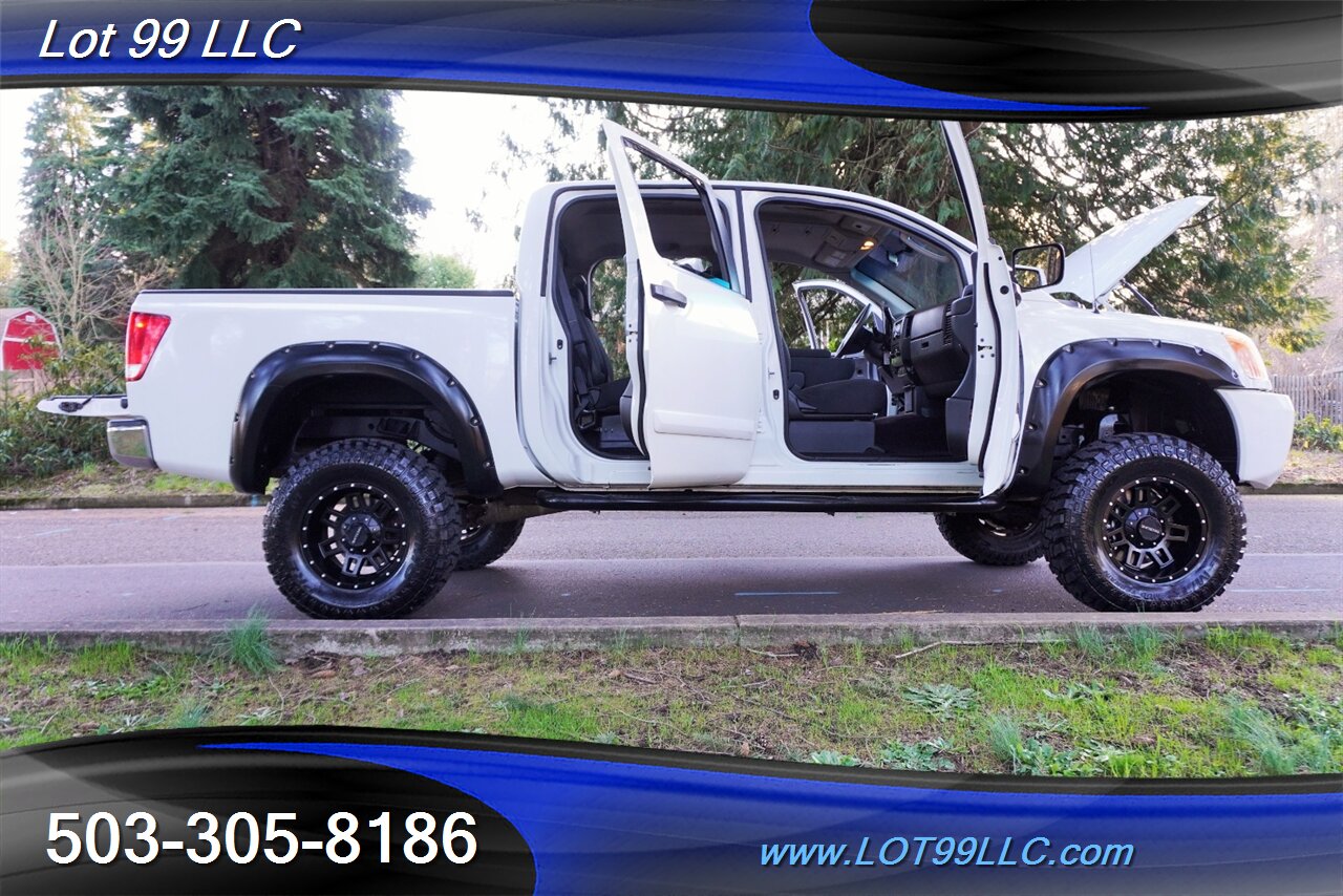 2008 Nissan Titan XE 4X4 Crew Cab V8 5.6L Auto Lifted Black Wheels  NEW TIRES FABTECH LIFT KIT Tinted Windows Short Bed - Photo 28 - Milwaukie, OR 97267