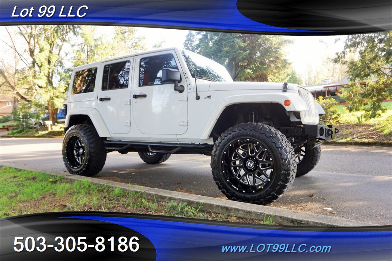 2014 Jeep Wrangler Unlimited Sahara 4x4 RED Leather Seats HARD TOP   - Photo 7 - Milwaukie, OR 97267