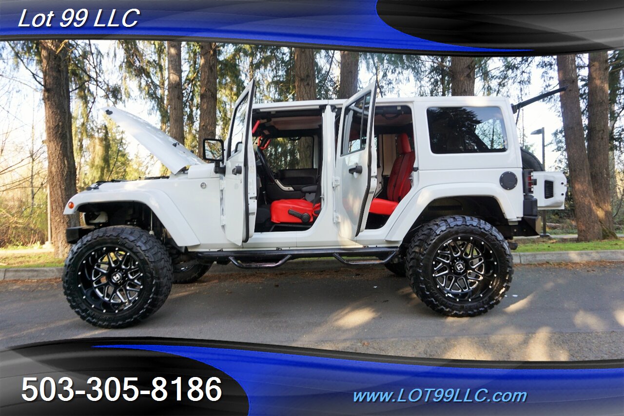 2014 Jeep Wrangler Unlimited Sahara 4x4 RED Leather Seats HARD TOP   - Photo 26 - Milwaukie, OR 97267