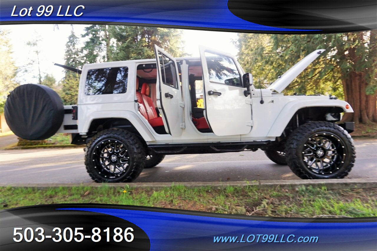 2014 Jeep Wrangler Unlimited Sahara 4x4 RED Leather Seats HARD TOP   - Photo 28 - Milwaukie, OR 97267