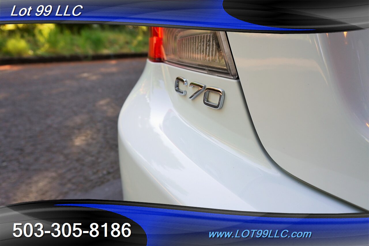 2013 Volvo C70 T5 Hard Top Convertible 100k Heated Leather Seats Power Convertible Top Premium Wheels Newer Tires - Photo 31 - Milwaukie, OR 97267