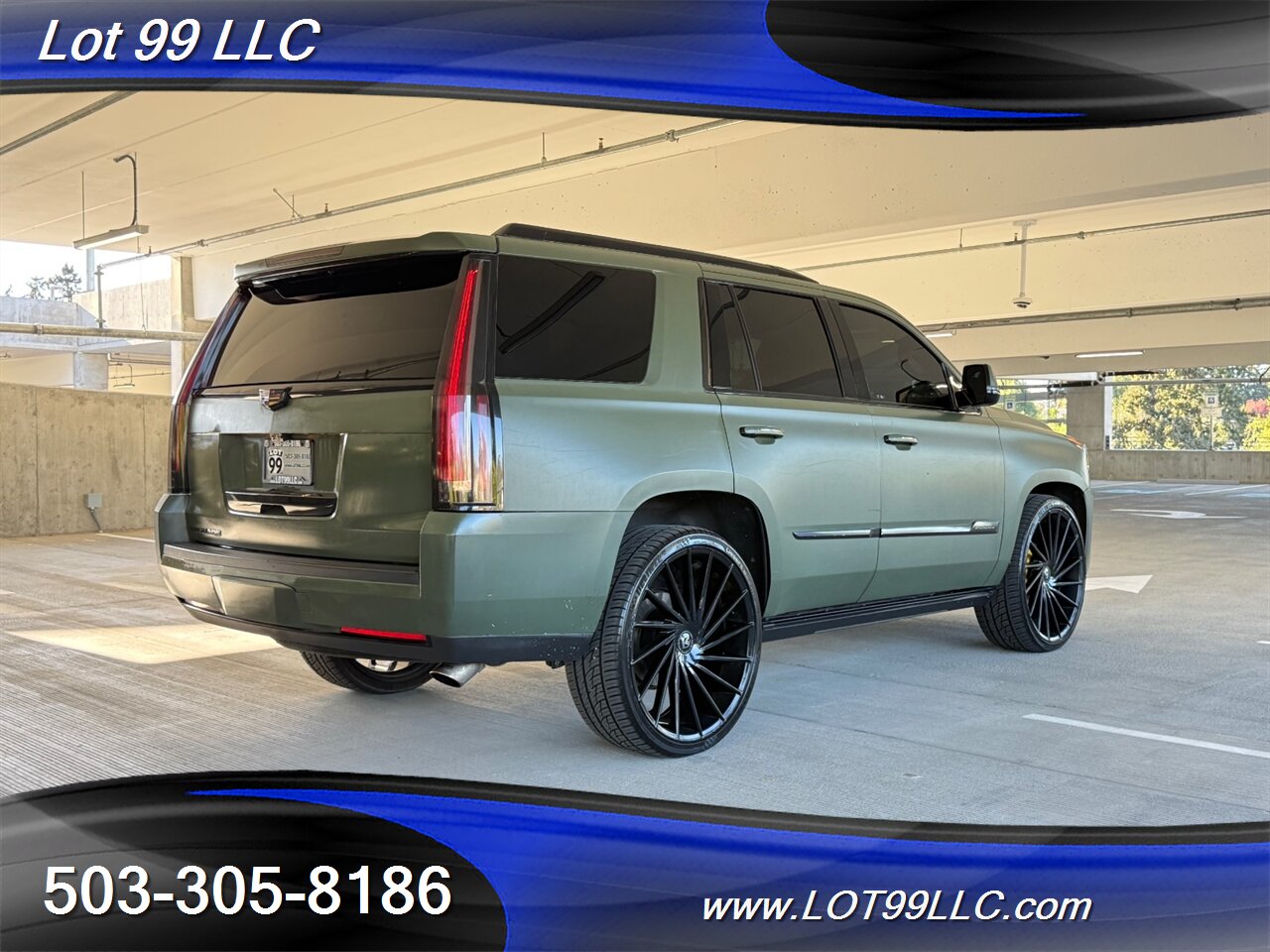 2017 Cadillac Escalade Platinum 125k *OD Green Wrap* Asanti 26's DVD's Power 3rd Row - Photo 6 - Milwaukie, OR 97267
