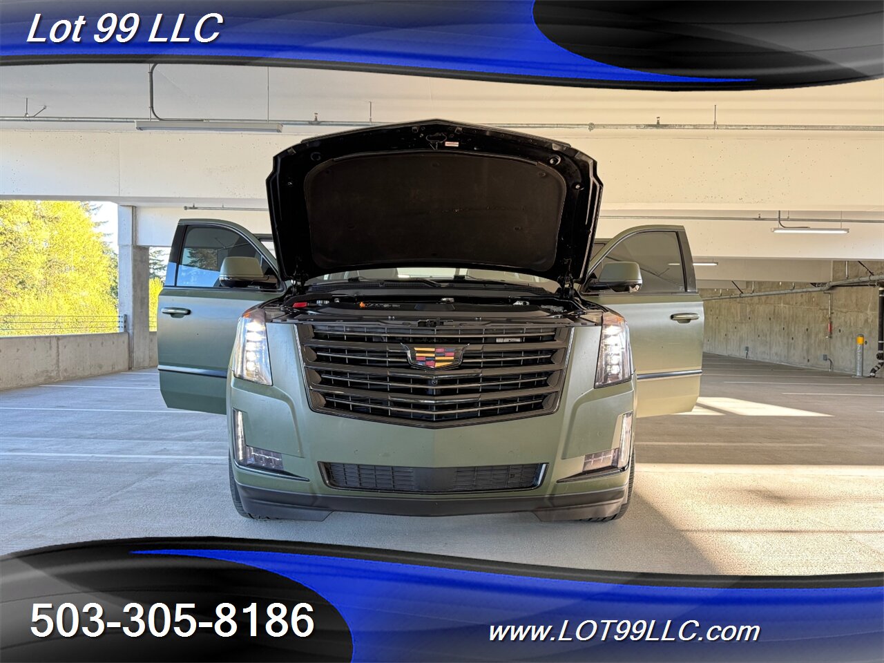 2017 Cadillac Escalade Platinum 125k *OD Green Wrap* Asanti 26's DVD's Power 3rd Row - Photo 29 - Milwaukie, OR 97267