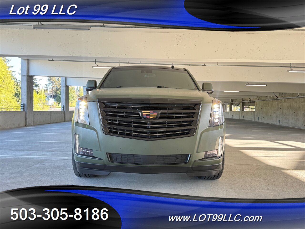 2017 Cadillac Escalade Platinum 125k *OD Green Wrap* Asanti 26's DVD's Power 3rd Row - Photo 3 - Milwaukie, OR 97267