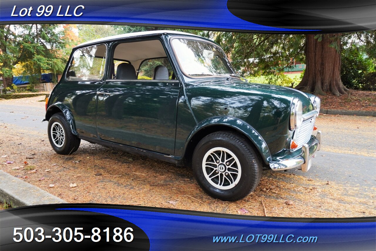 1974 MINI Cooper Classic British Racing Green 4 Speed White Roof   - Photo 7 - Milwaukie, OR 97267