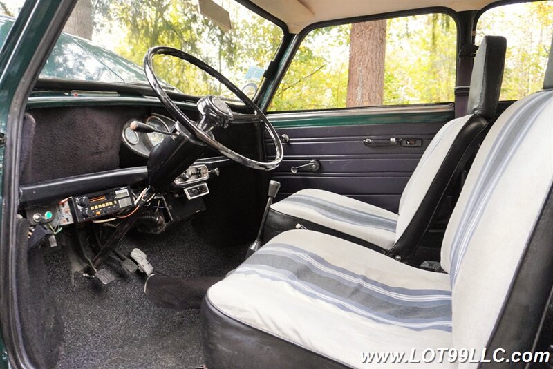 1974 MINI Cooper Classic British Racing Green 4 Speed White Roof  