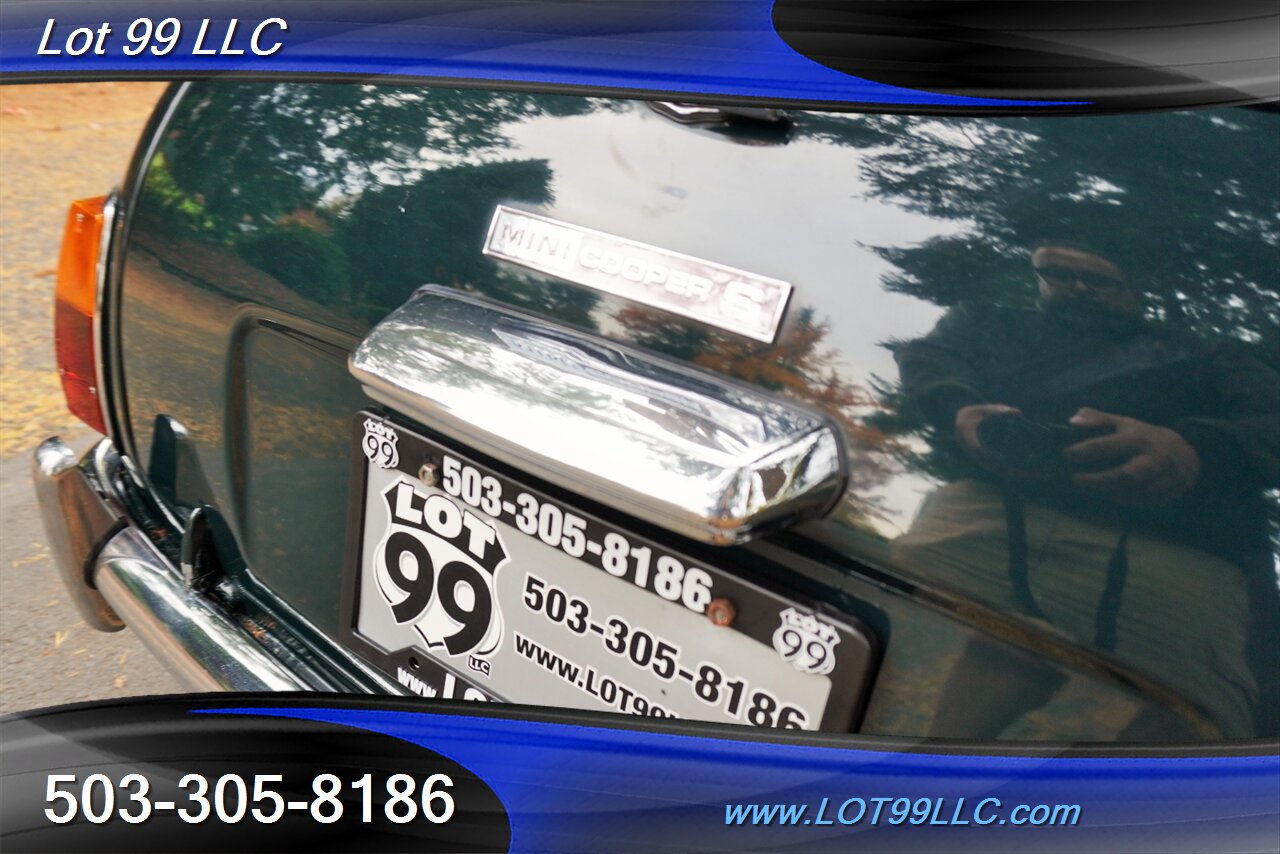 1974 MINI Cooper Classic British Racing Green 4 Speed White Roof   - Photo 27 - Milwaukie, OR 97267
