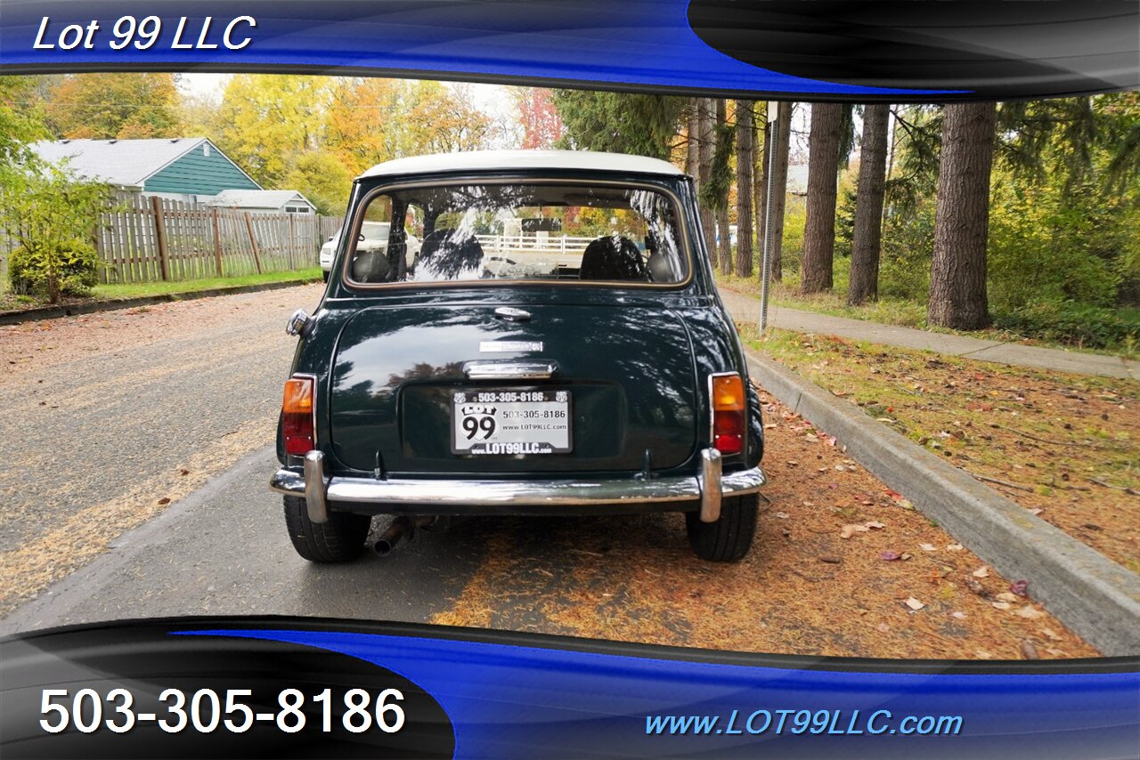 1974 MINI Cooper Classic British Racing Green 4 Speed White Roof   - Photo 10 - Milwaukie, OR 97267