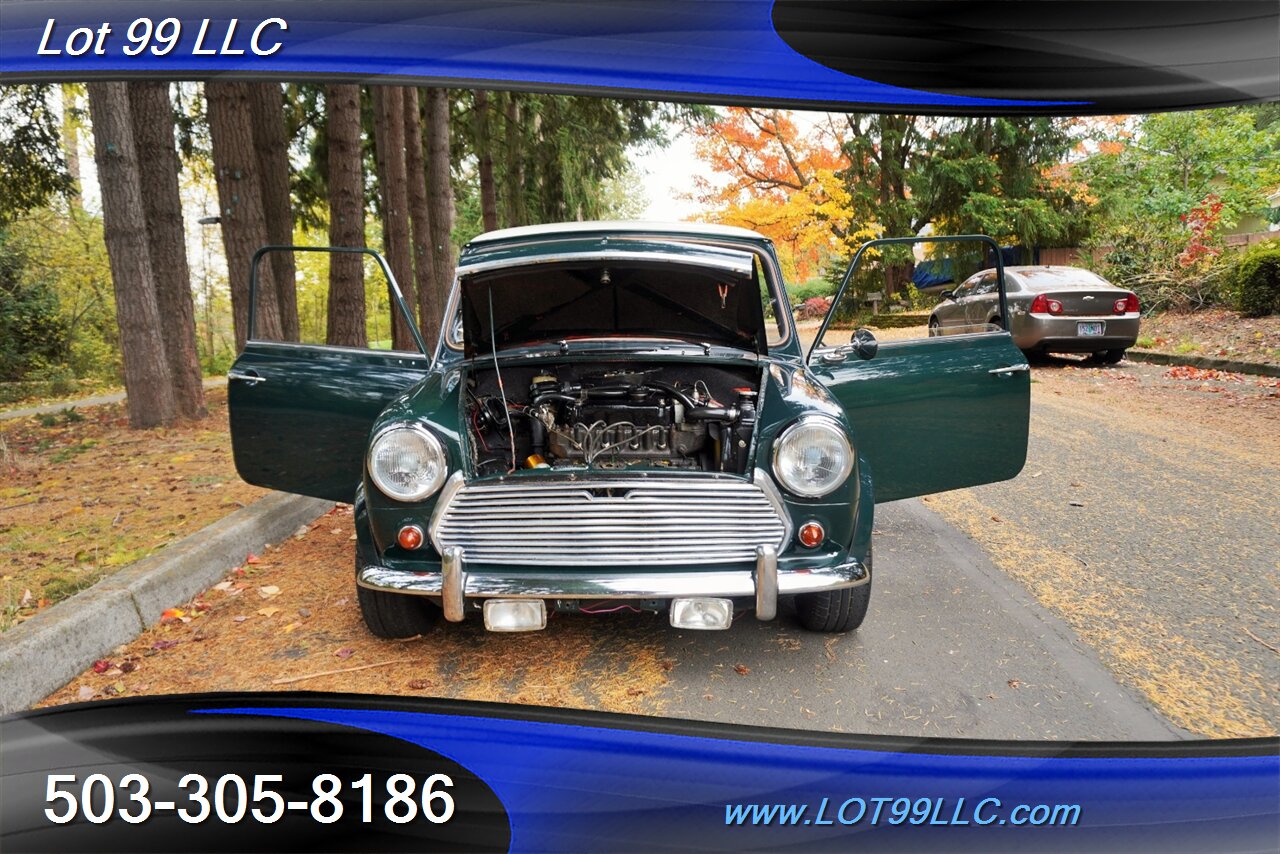 1974 MINI Cooper Classic British Racing Green 4 Speed White Roof   - Photo 24 - Milwaukie, OR 97267