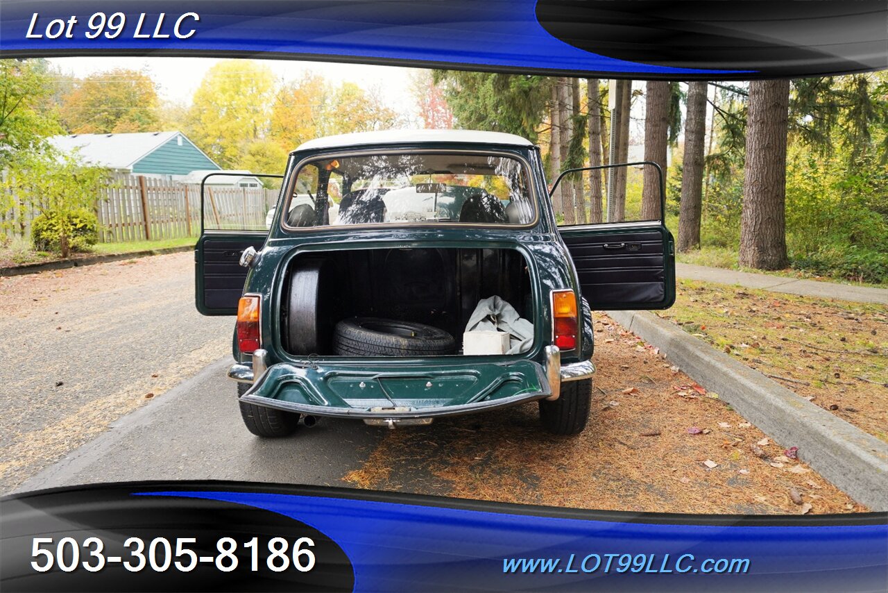 1974 MINI Cooper Classic British Racing Green 4 Speed White Roof   - Photo 26 - Milwaukie, OR 97267
