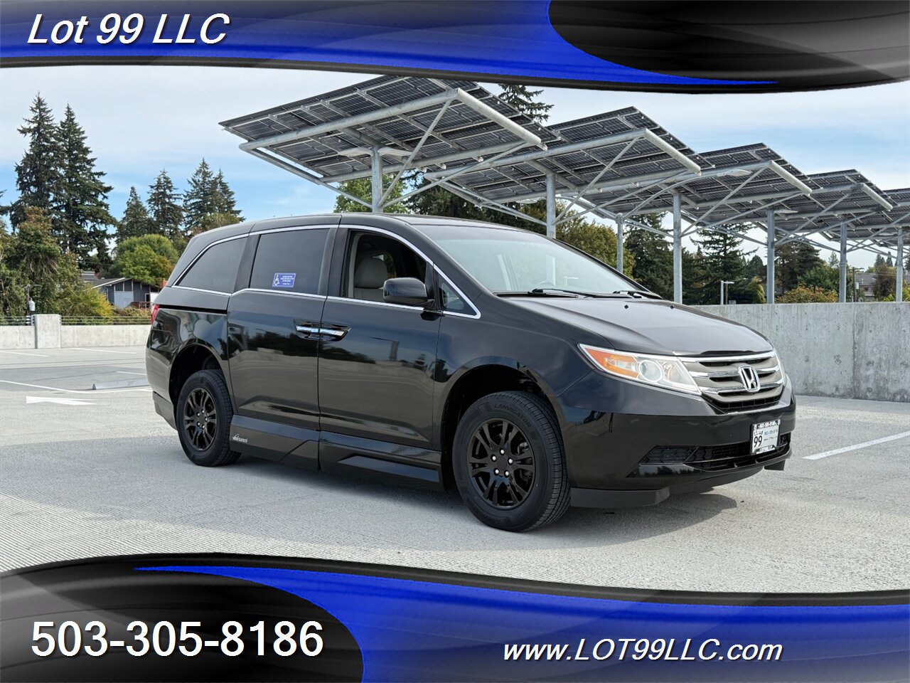 2011 Honda Odyssey EX WHEELCHAIR VAN Kneeling 30 " Power Ramp B&D TURN  TRANSFER SEAT  NEW TIRES Navigation - Photo 12 - Milwaukie, OR 97267