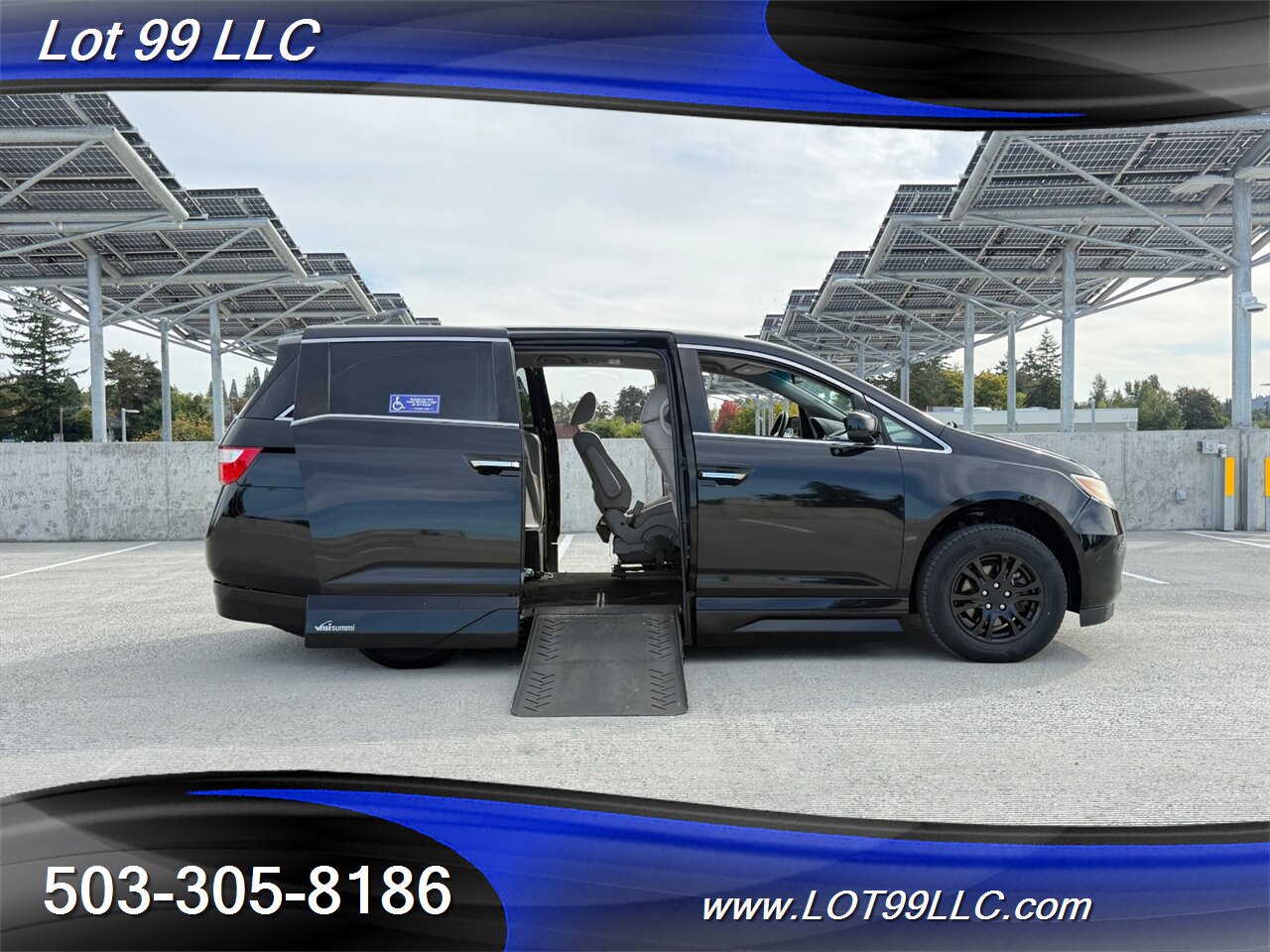 2011 Honda Odyssey EX WHEELCHAIR VAN Kneeling 30 " Power Ramp B&D TURN  TRANSFER SEAT  NEW TIRES Navigation - Photo 1 - Milwaukie, OR 97267