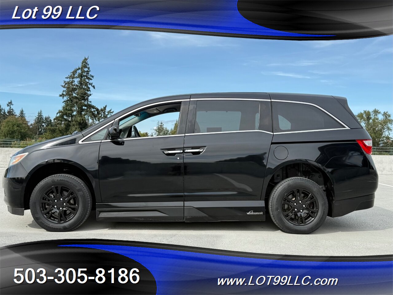 2011 Honda Odyssey EX WHEELCHAIR VAN Kneeling 30 " Power Ramp B&D TURN  TRANSFER SEAT  NEW TIRES Navigation - Photo 9 - Milwaukie, OR 97267