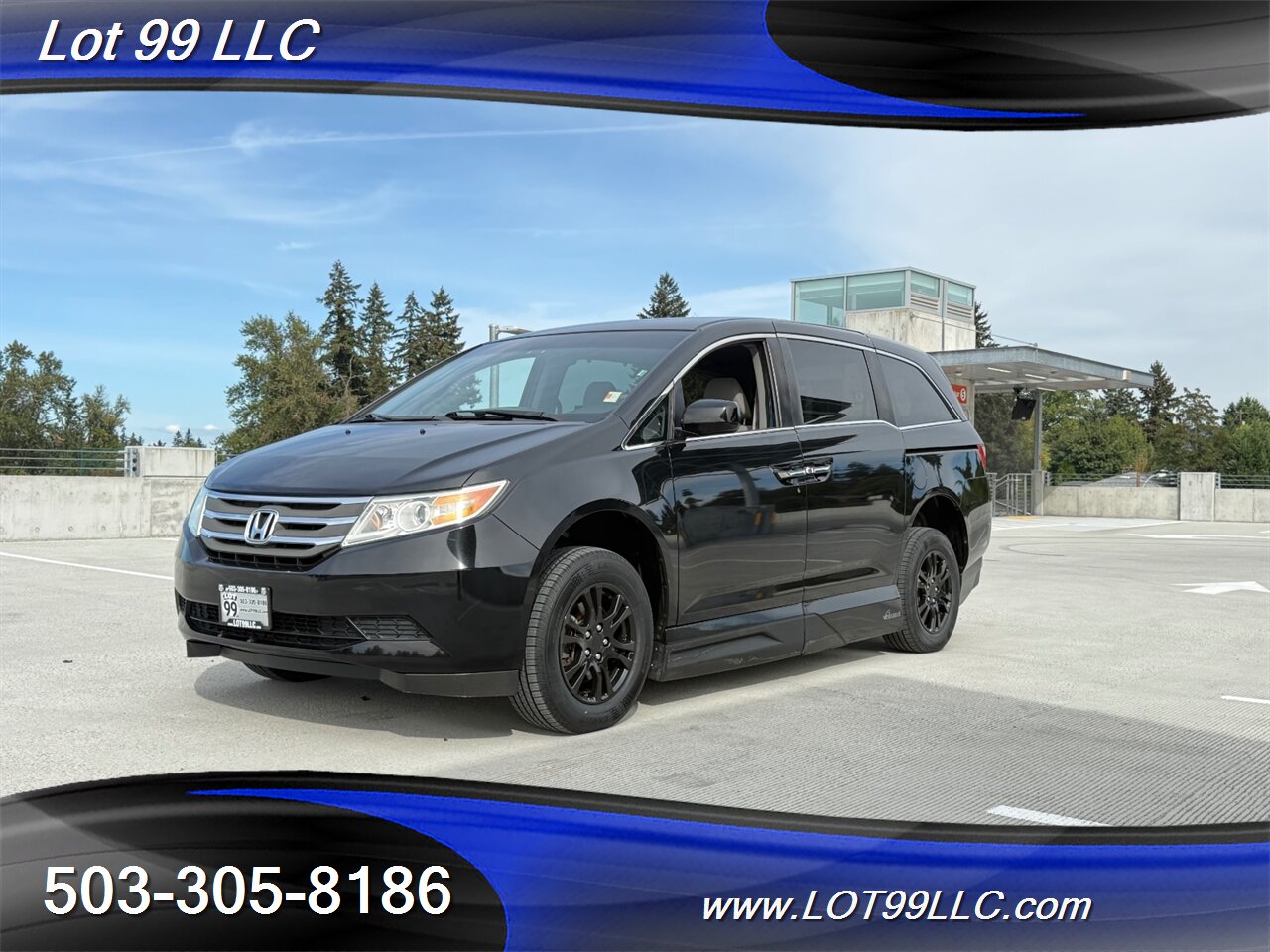 2011 Honda Odyssey EX WHEELCHAIR VAN Kneeling 30 " Power Ramp B&D TURN  TRANSFER SEAT  NEW TIRES Navigation - Photo 10 - Milwaukie, OR 97267