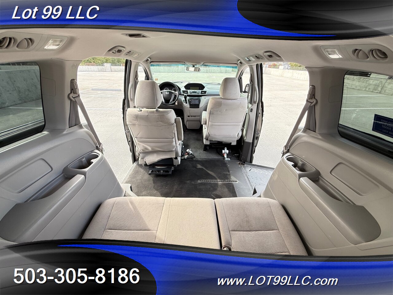 2011 Honda Odyssey EX WHEELCHAIR VAN Kneeling 30 " Power Ramp B&D TURN  TRANSFER SEAT  NEW TIRES Navigation - Photo 48 - Milwaukie, OR 97267