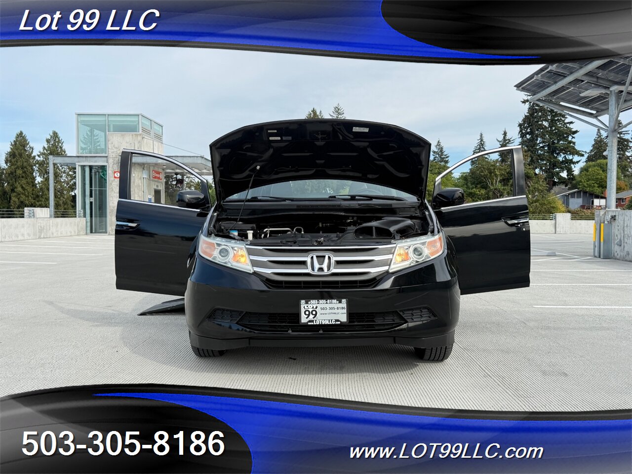 2011 Honda Odyssey EX WHEELCHAIR VAN Kneeling 30 " Power Ramp B&D TURN  TRANSFER SEAT  NEW TIRES Navigation - Photo 29 - Milwaukie, OR 97267
