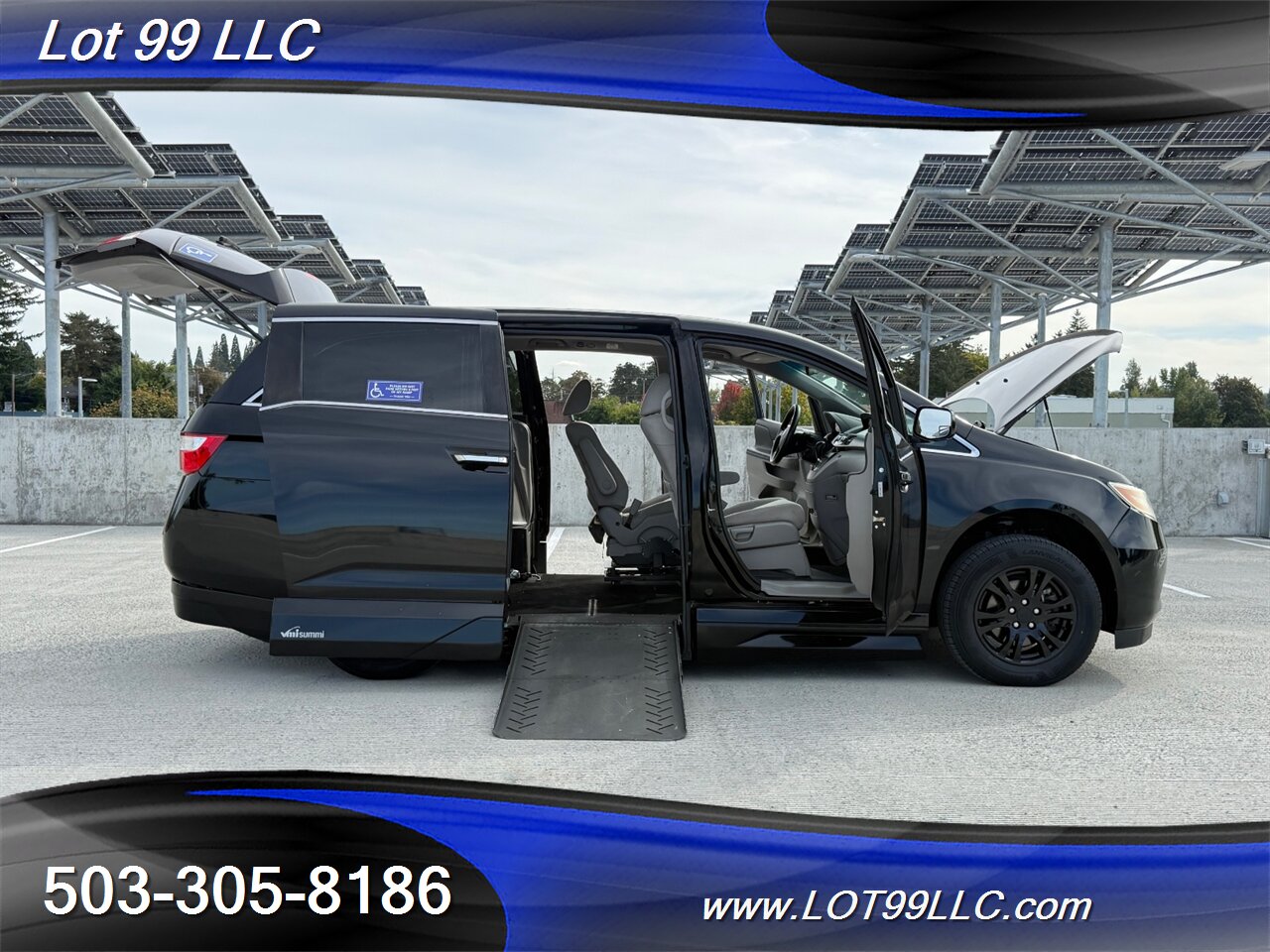 2011 Honda Odyssey EX WHEELCHAIR VAN Kneeling 30 " Power Ramp B&D TURN  TRANSFER SEAT  NEW TIRES Navigation - Photo 22 - Milwaukie, OR 97267