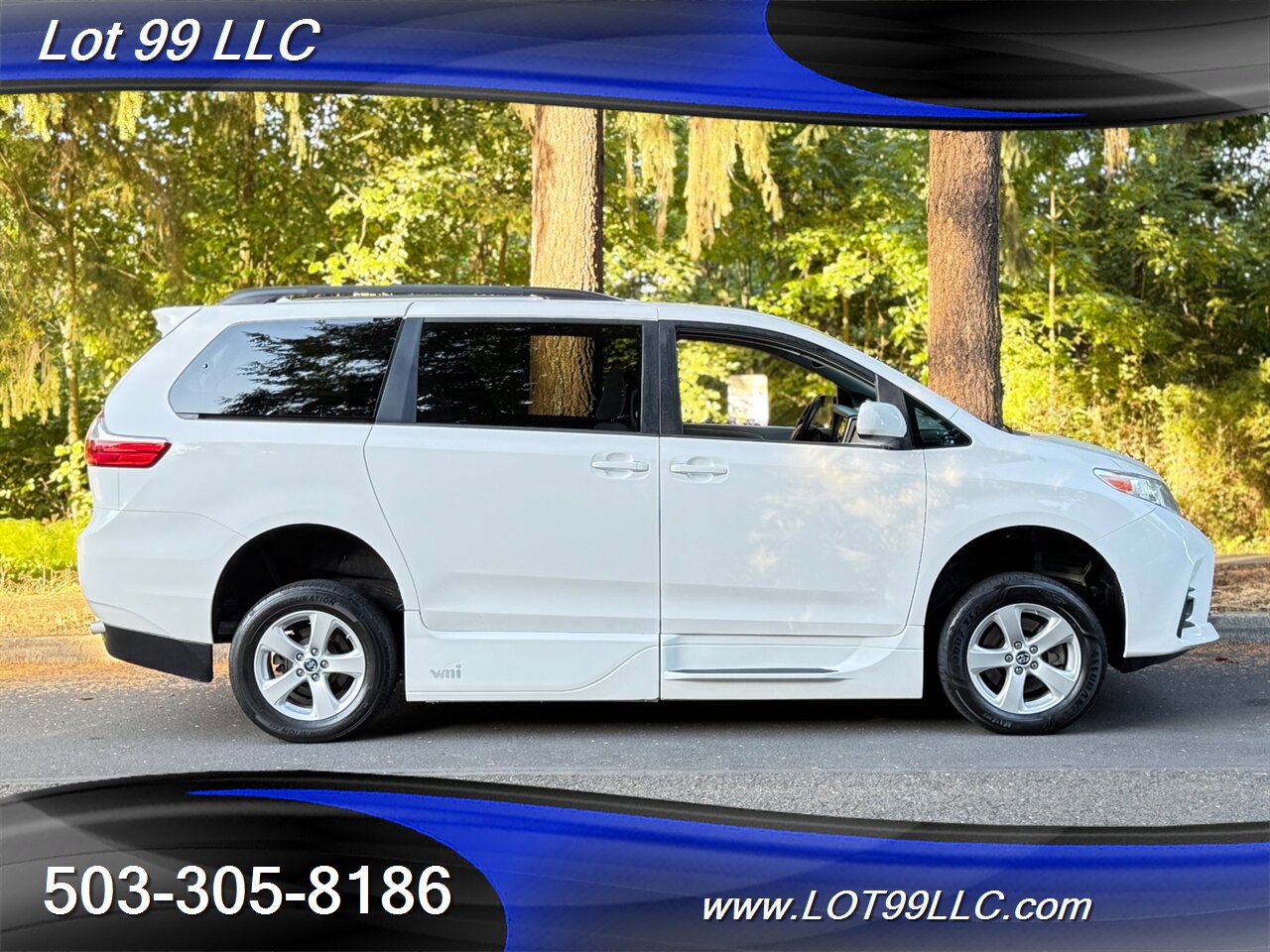 2020 Toyota Sienna LE 67k Miles WHEELCHAIR VAN New Tires Navi Cam   - Photo 9 - Milwaukie, OR 97267