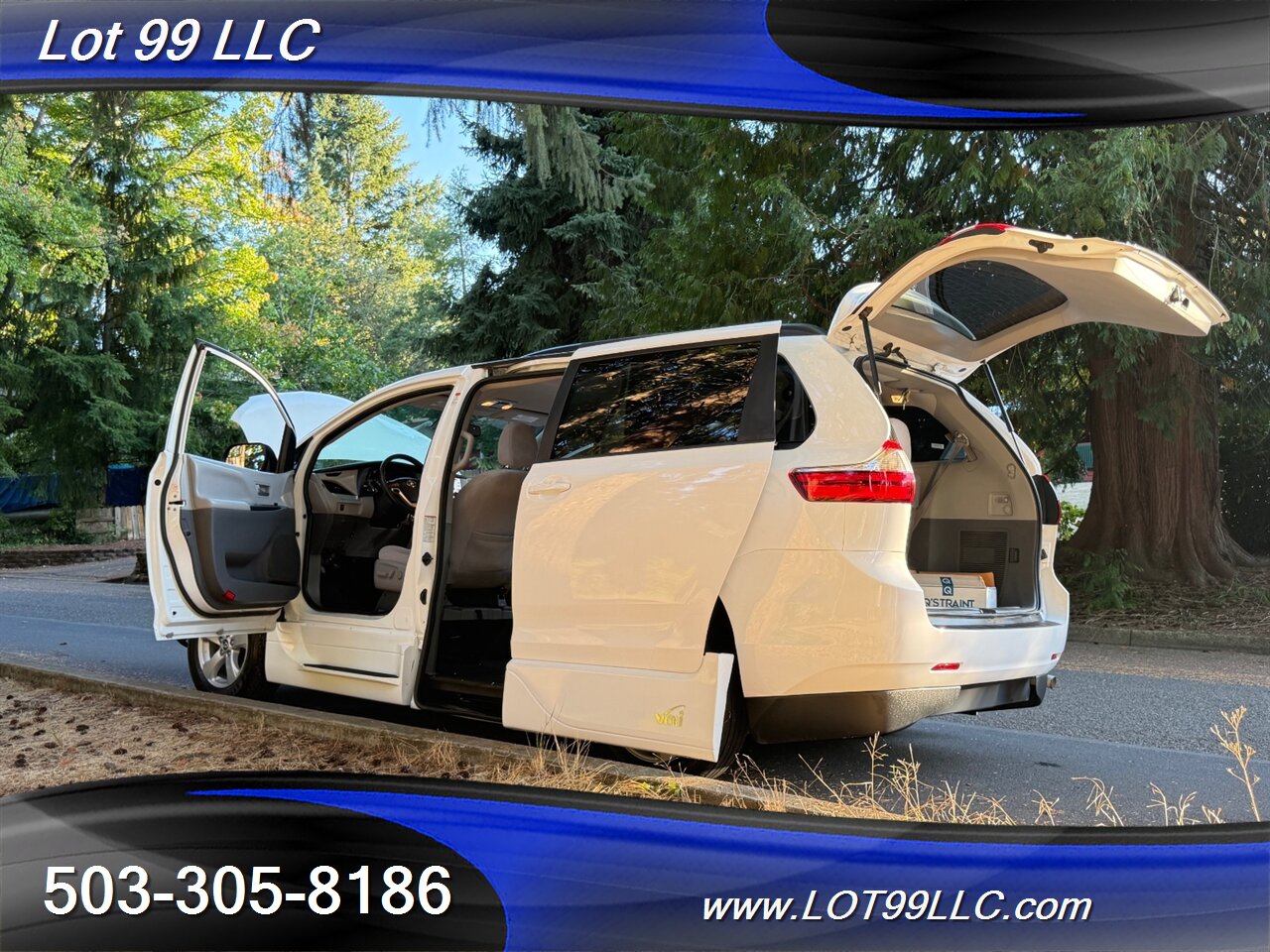 2020 Toyota Sienna LE 67k Miles WHEELCHAIR VAN New Tires Navi Cam   - Photo 67 - Milwaukie, OR 97267