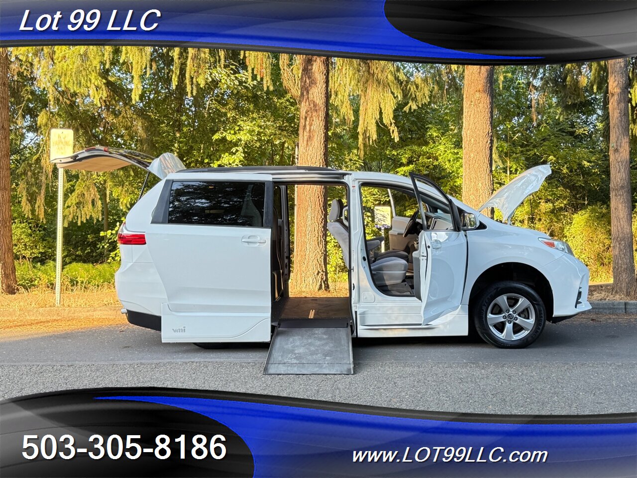 2020 Toyota Sienna LE 67k Miles WHEELCHAIR VAN New Tires Navi Cam   - Photo 57 - Milwaukie, OR 97267