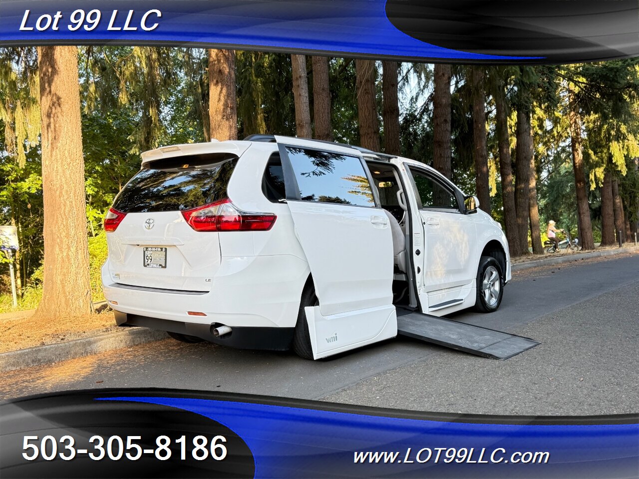2020 Toyota Sienna LE 67k Miles WHEELCHAIR VAN New Tires Navi Cam   - Photo 3 - Milwaukie, OR 97267