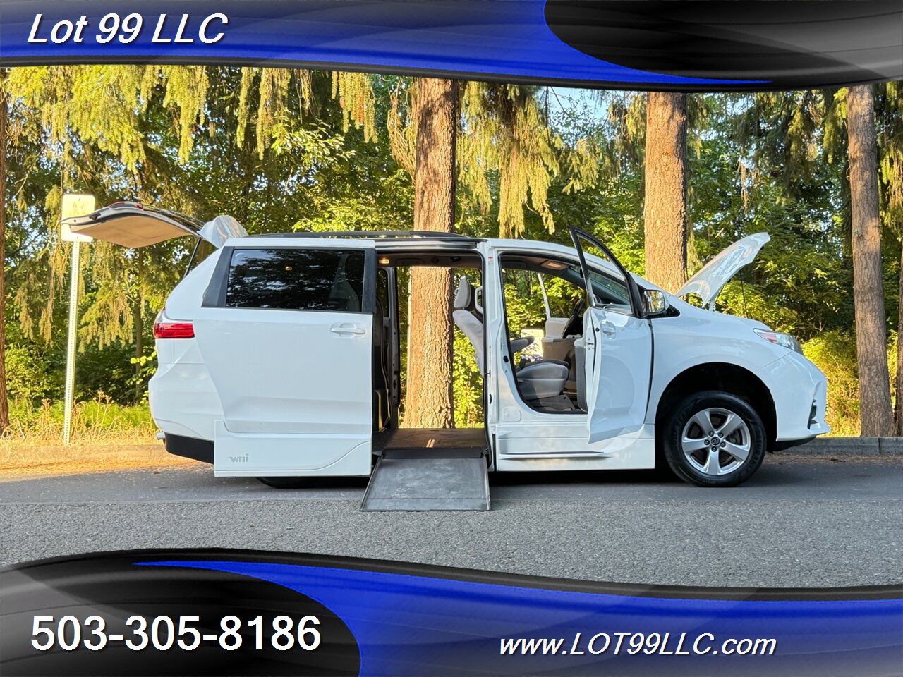 2020 Toyota Sienna LE 67k Miles WHEELCHAIR VAN New Tires Navi Cam   - Photo 23 - Milwaukie, OR 97267