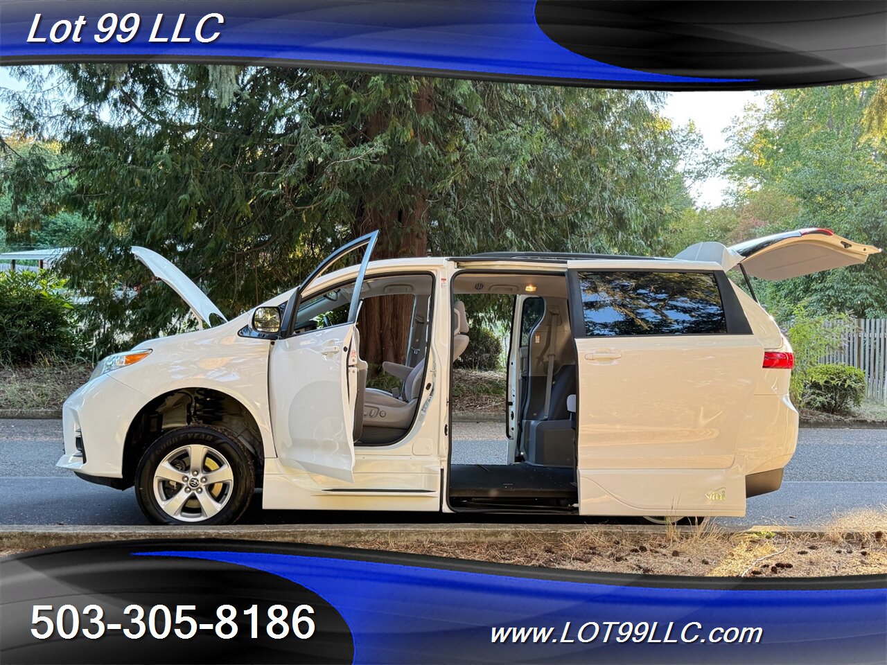 2020 Toyota Sienna LE 67k Miles WHEELCHAIR VAN New Tires Navi Cam   - Photo 64 - Milwaukie, OR 97267