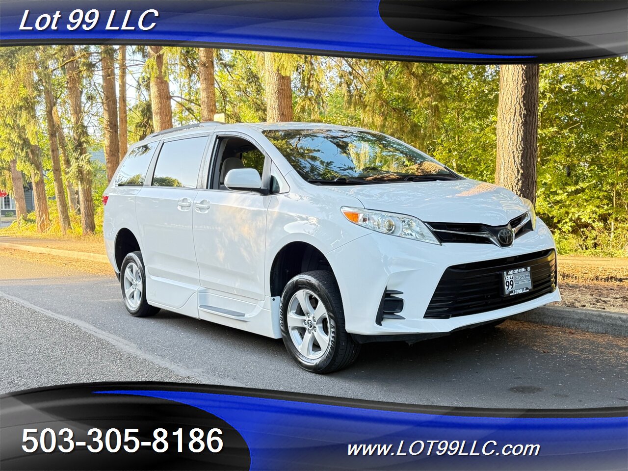 2020 Toyota Sienna LE 67k Miles WHEELCHAIR VAN New Tires Navi Cam   - Photo 8 - Milwaukie, OR 97267