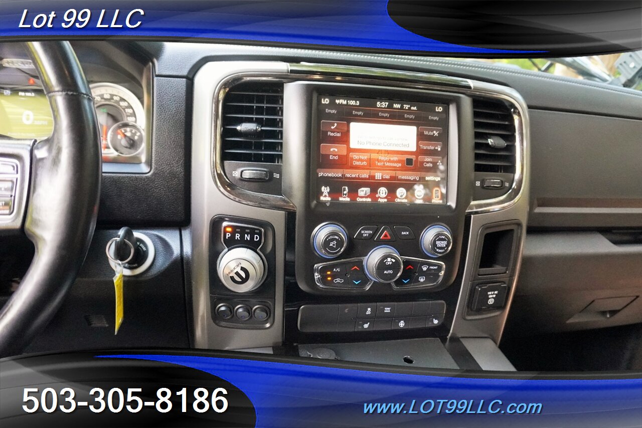 2015 RAM 1500 Sport 4x4 V8 HEMI Auto Heated leather Seats Black Wheels NEW TIRES Short Bed Local Trade - Photo 22 - Milwaukie, OR 97267