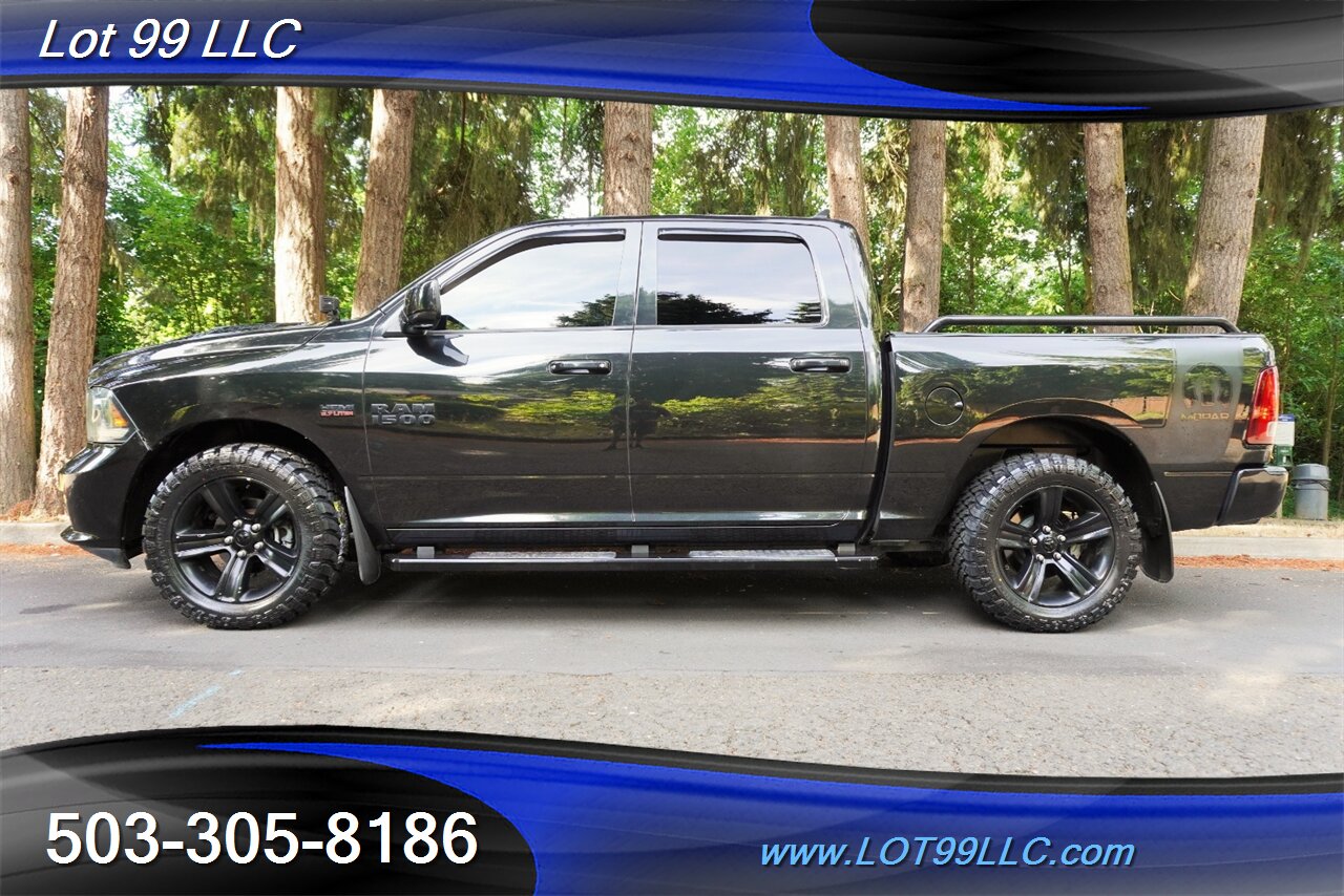 2015 RAM 1500 Sport 4x4 V8 HEMI Auto Heated leather Seats Black Wheels NEW TIRES Short Bed Local Trade - Photo 1 - Milwaukie, OR 97267