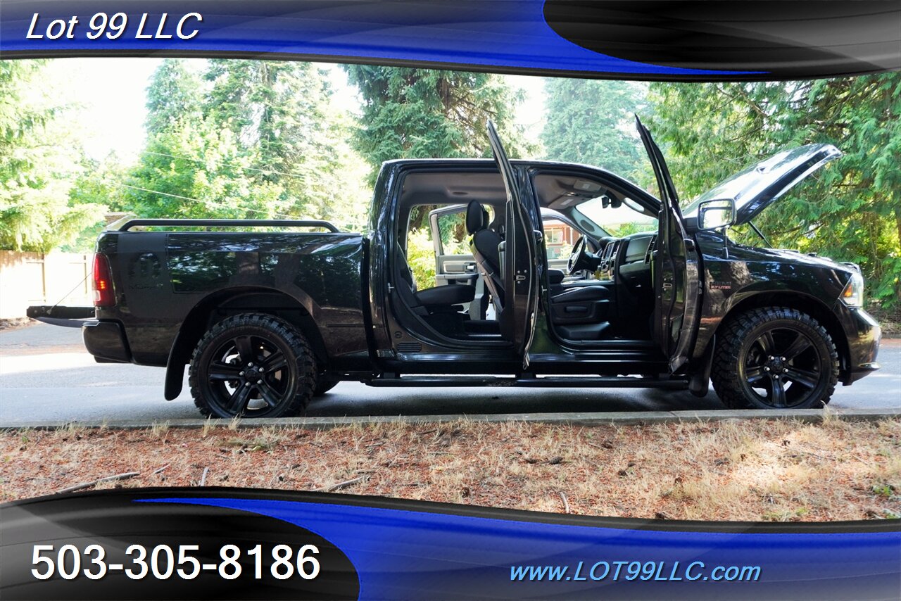 2015 RAM 1500 Sport 4x4 V8 HEMI Auto Heated leather Seats Black Wheels NEW TIRES Short Bed Local Trade - Photo 29 - Milwaukie, OR 97267