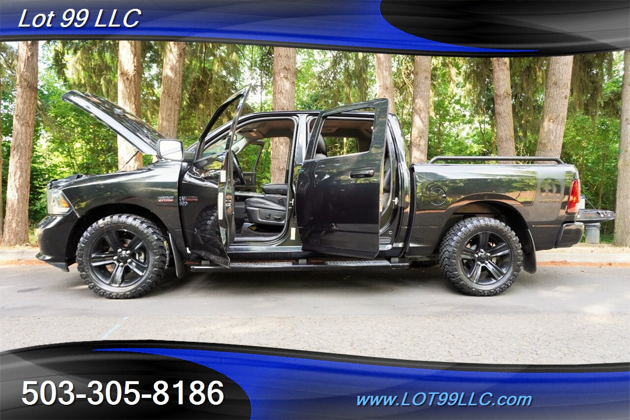 2015 RAM 1500 Sport 4x4 V8 HEMI Auto Heated leather Seats Black Wheels NEW TIRES Short Bed Local Trade - Photo 27 - Milwaukie, OR 97267