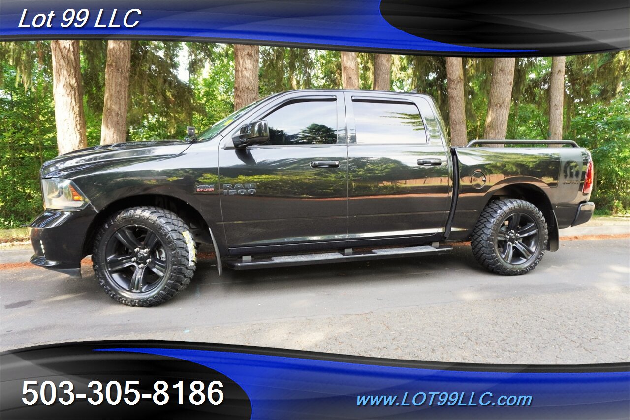 2015 RAM 1500 Sport 4x4 V8 HEMI Auto Heated leather Seats Black Wheels NEW TIRES Short Bed Local Trade - Photo 5 - Milwaukie, OR 97267