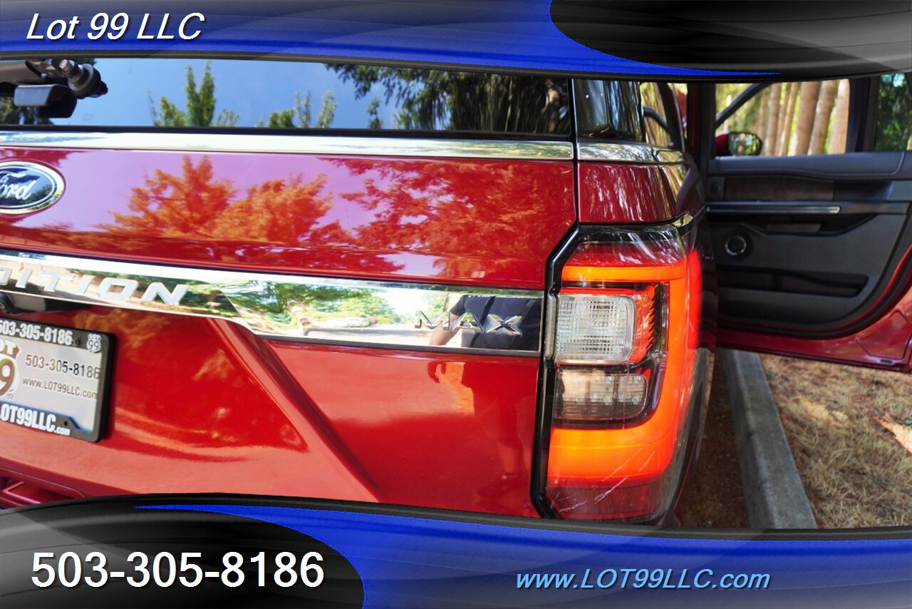 2018 Ford Expedition MAX Limited 4x4 V6 3.5L ECOBOOST Heated AC Leather GPS Pano Roof 3 ROW SEATING Premium Wheels NEW TIRES - Photo 36 - Milwaukie, OR 97267