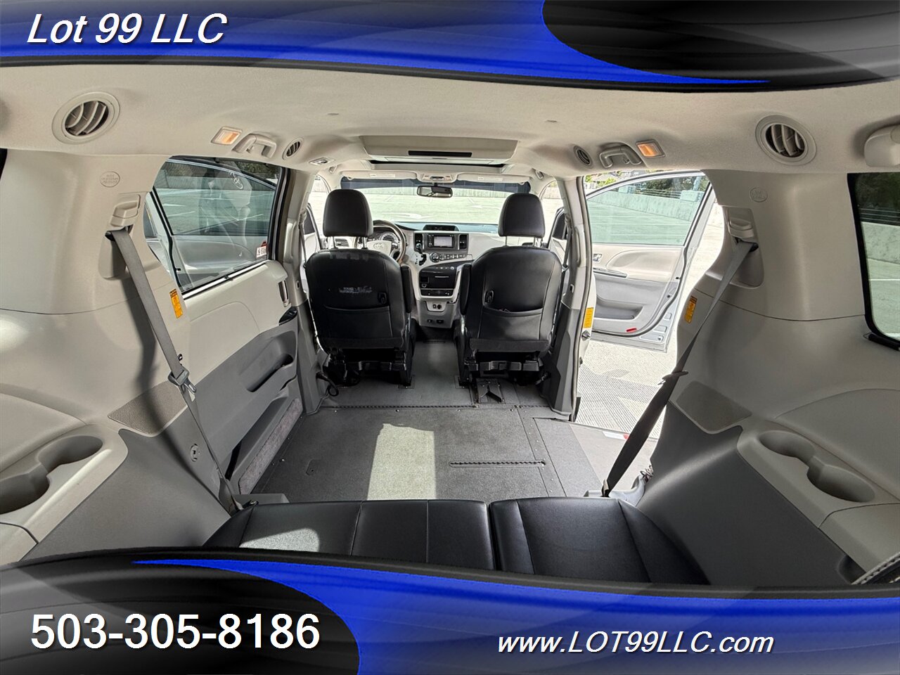2014 Toyota Sienna SE Side Ramp WHEELCHAIR VAN 6-Passenger Leather  DVD Sunroof Power Ramp - Photo 45 - Milwaukie, OR 97267