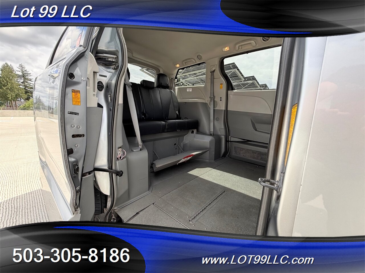 2014 Toyota Sienna SE Side Ramp WHEELCHAIR VAN 6-Passenger Leather  DVD Sunroof Power Ramp - Photo 46 - Milwaukie, OR 97267