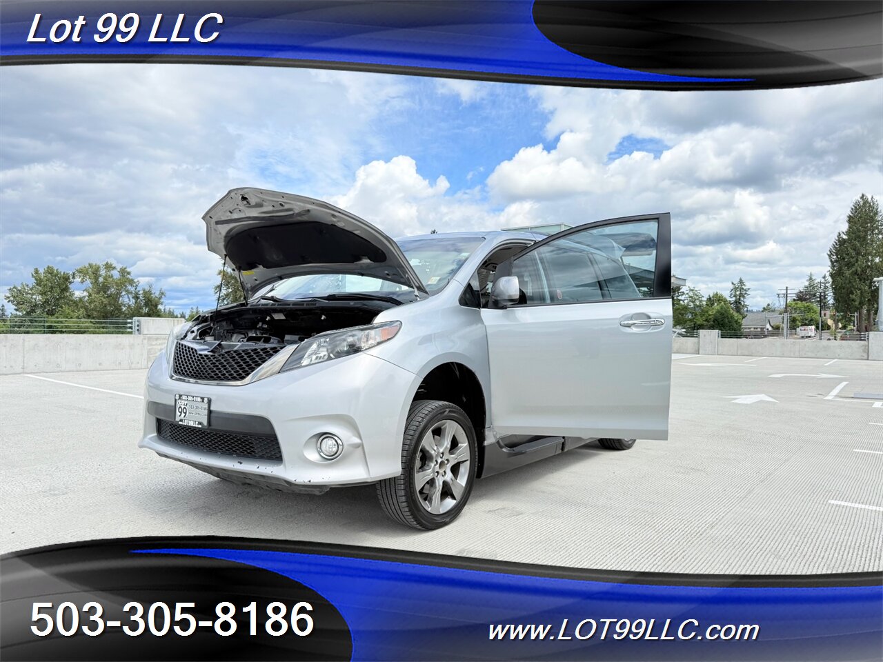 2014 Toyota Sienna SE Side Ramp WHEELCHAIR VAN 6-Passenger Leather  DVD Sunroof Power Ramp - Photo 31 - Milwaukie, OR 97267